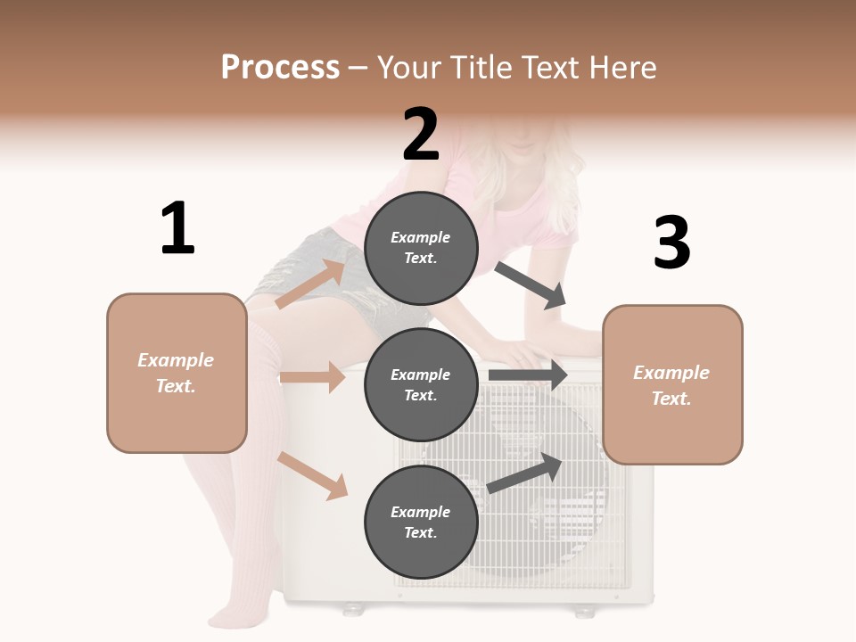 Built Showing Caucasian PowerPoint Template