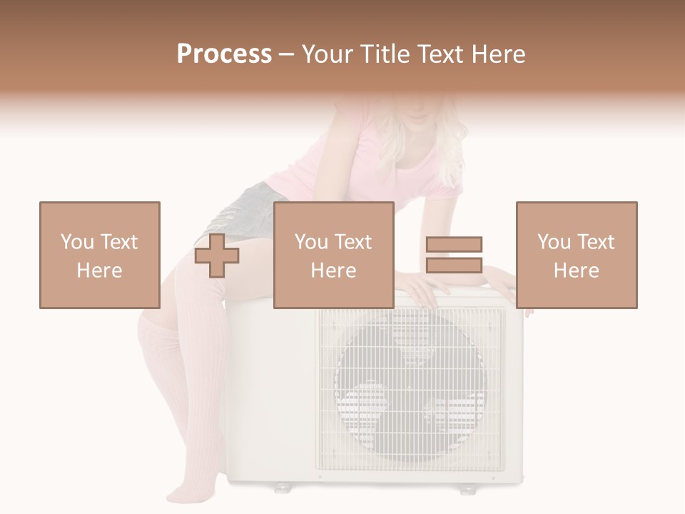 Built Showing Caucasian PowerPoint Template