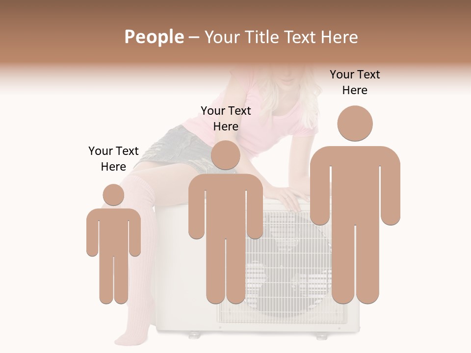 Built Showing Caucasian PowerPoint Template