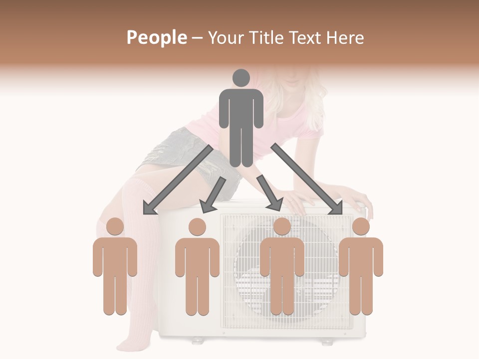 Built Showing Caucasian PowerPoint Template