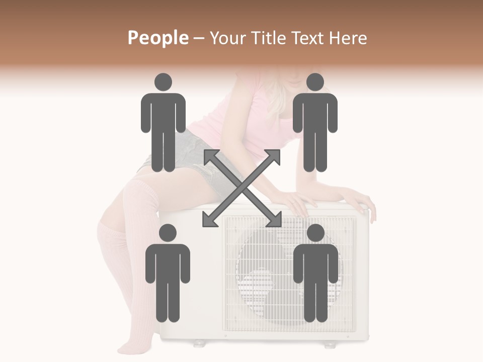 Built Showing Caucasian PowerPoint Template