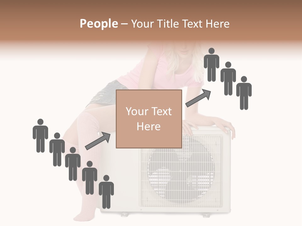 Built Showing Caucasian PowerPoint Template