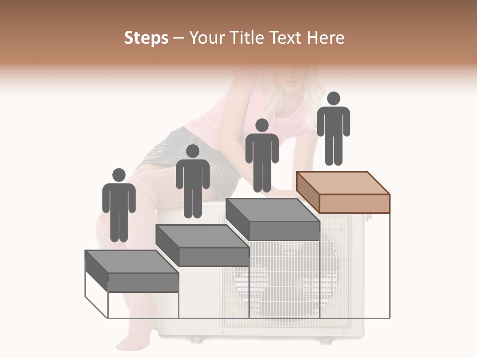 Built Showing Caucasian PowerPoint Template