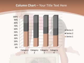 Showing Girl Conditioner PowerPoint Template