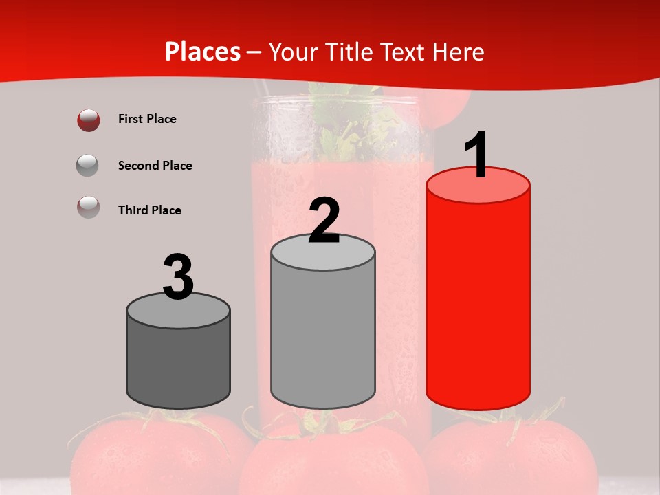 Classic Drink Vegetarian PowerPoint Template