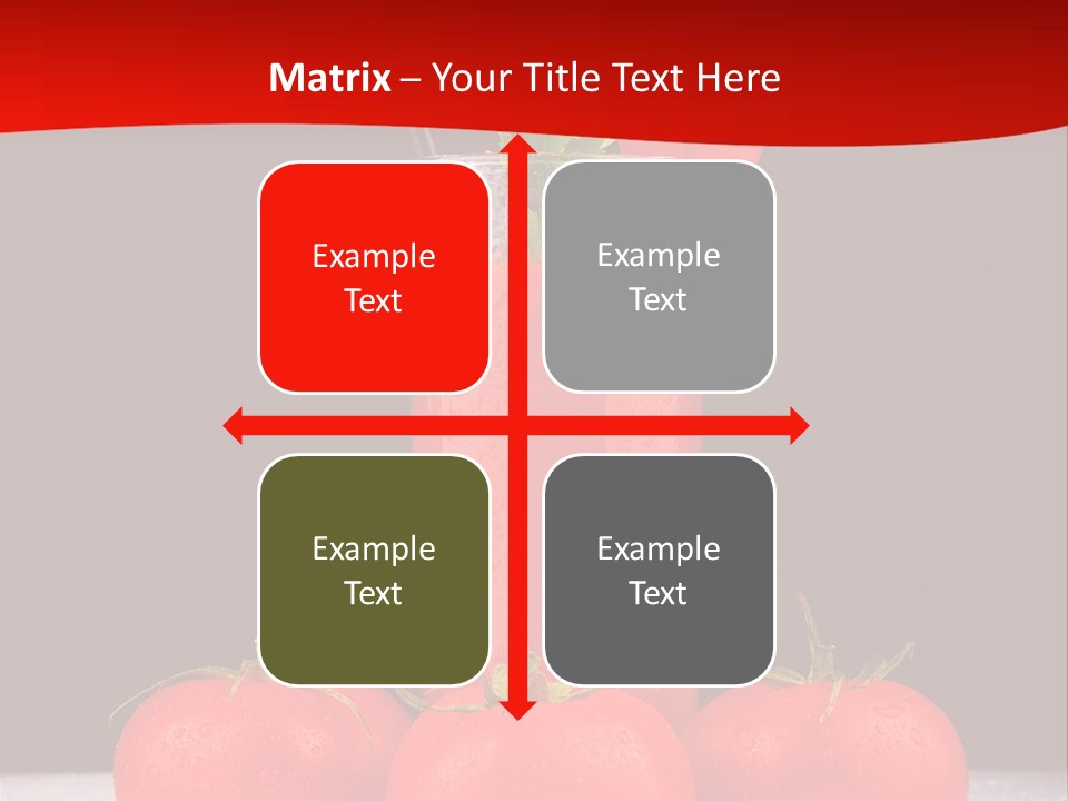 Classic Drink Vegetarian PowerPoint Template
