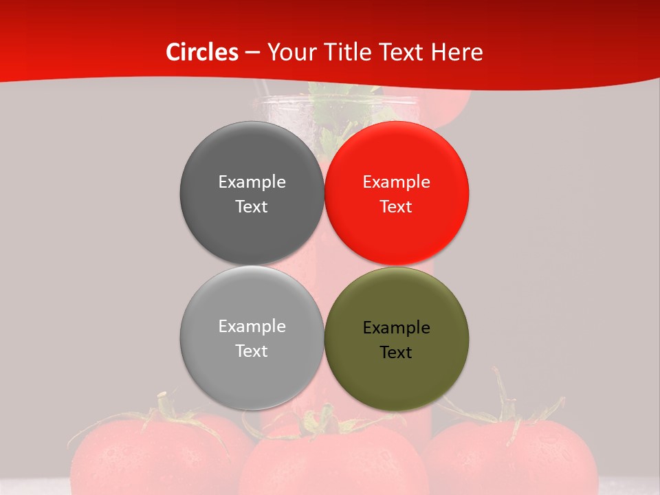 Classic Drink Vegetarian PowerPoint Template