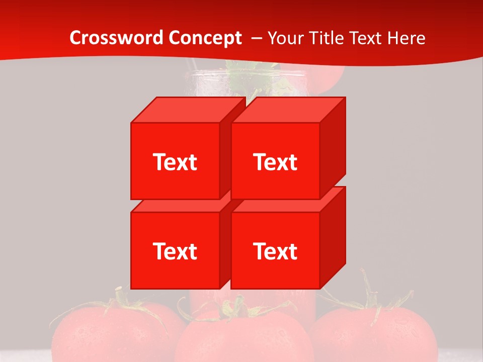 Classic Drink Vegetarian PowerPoint Template