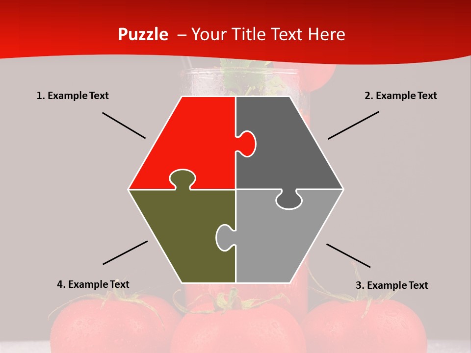 Classic Drink Vegetarian PowerPoint Template