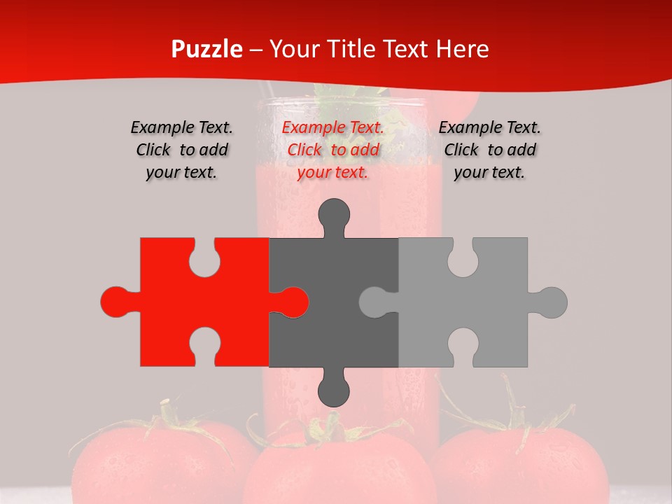 Classic Drink Vegetarian PowerPoint Template