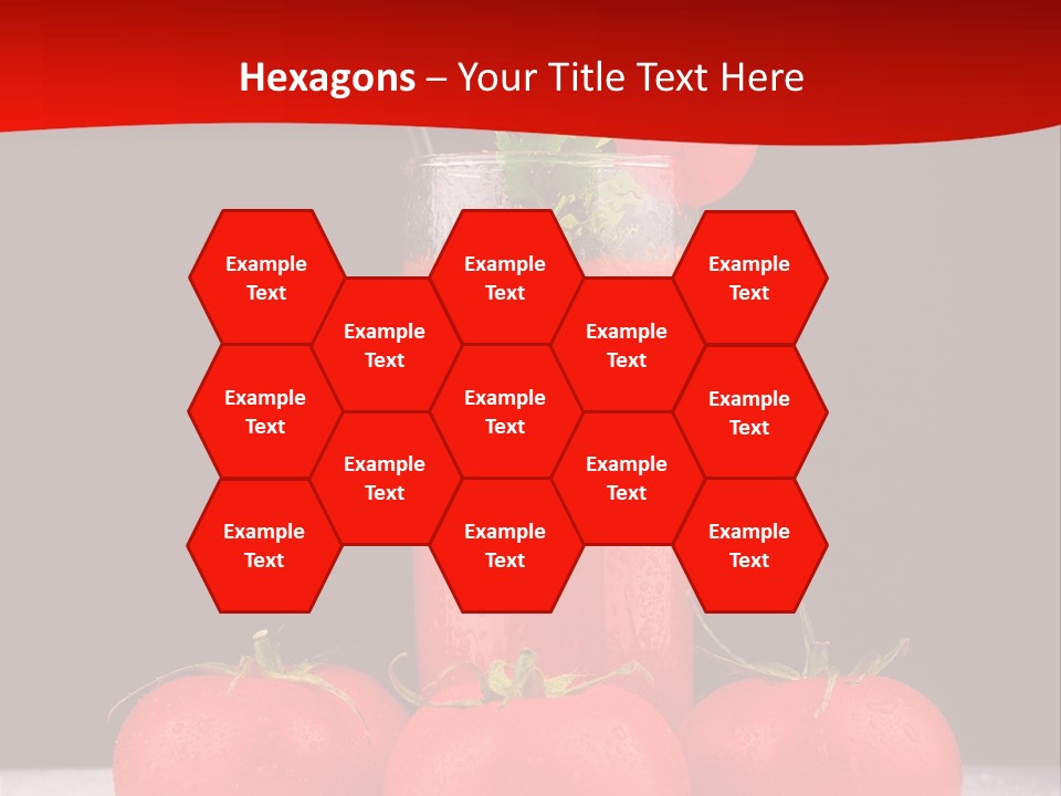 Classic Drink Vegetarian PowerPoint Template