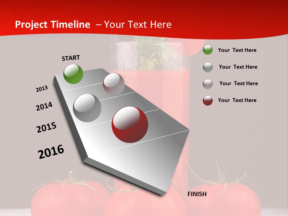Classic Drink Vegetarian PowerPoint Template