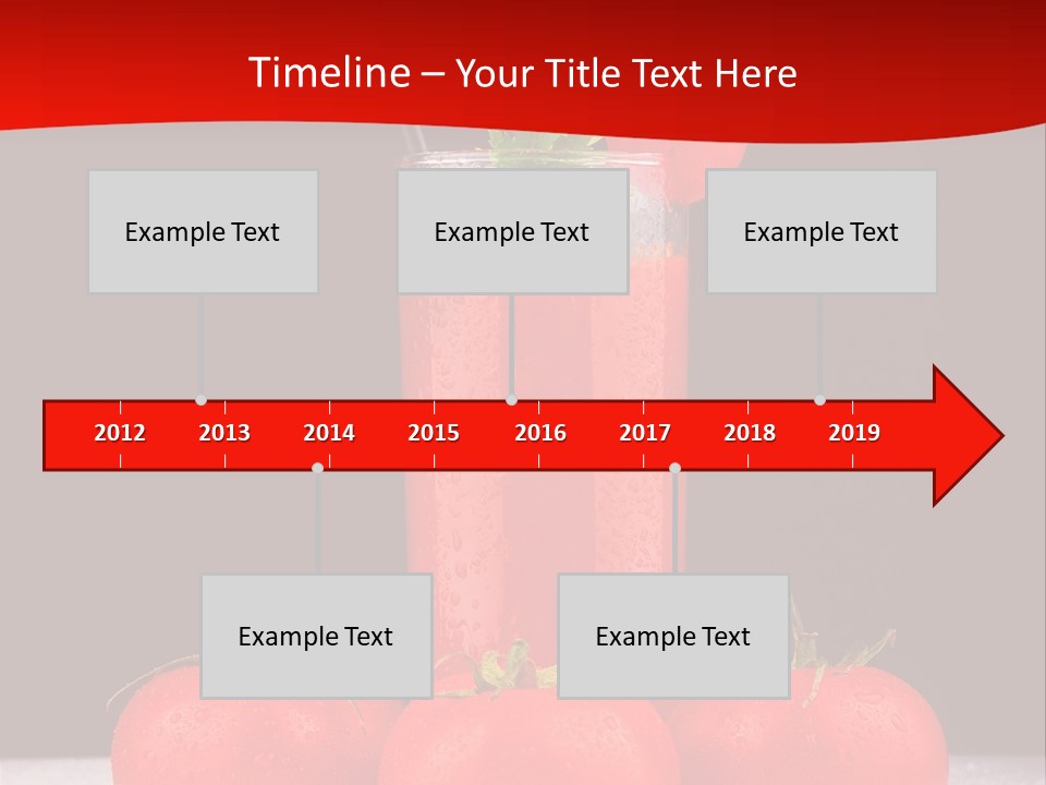 Classic Drink Vegetarian PowerPoint Template