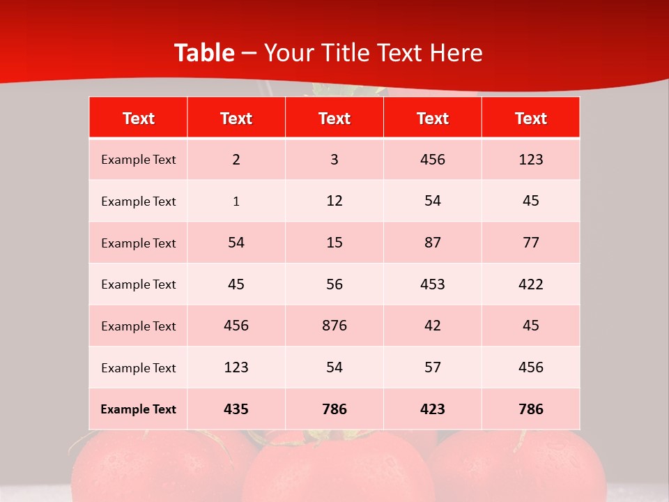 Classic Drink Vegetarian PowerPoint Template
