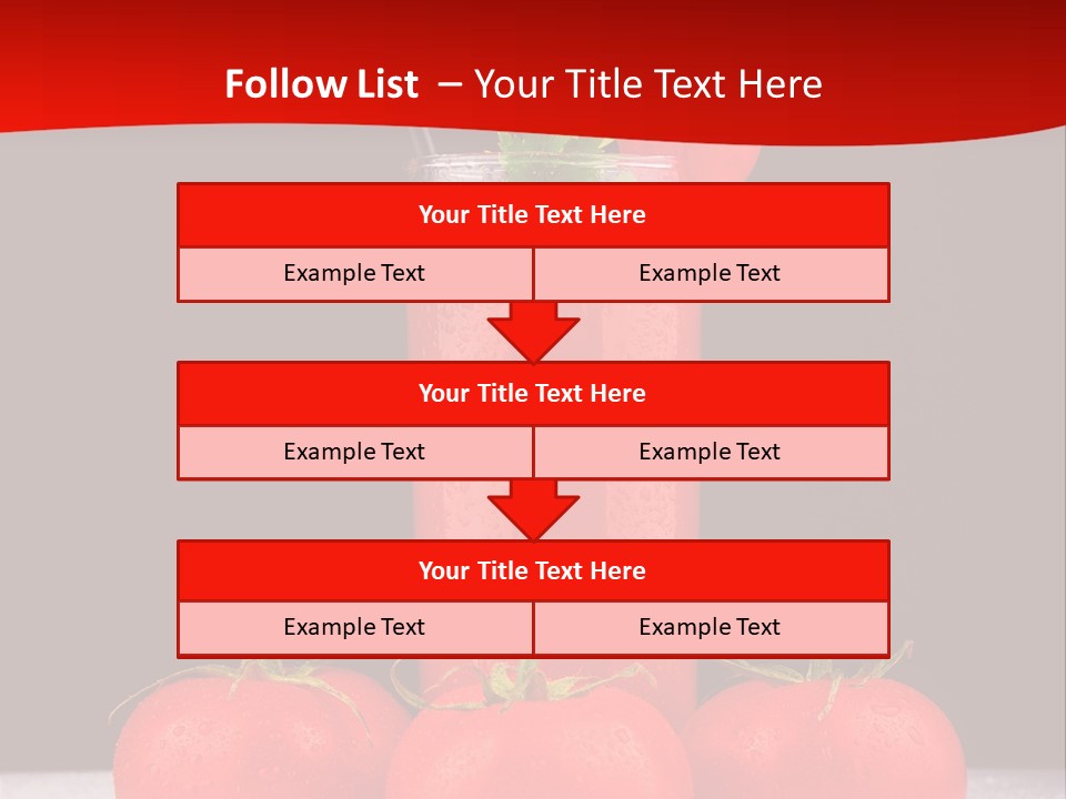 Classic Drink Vegetarian PowerPoint Template