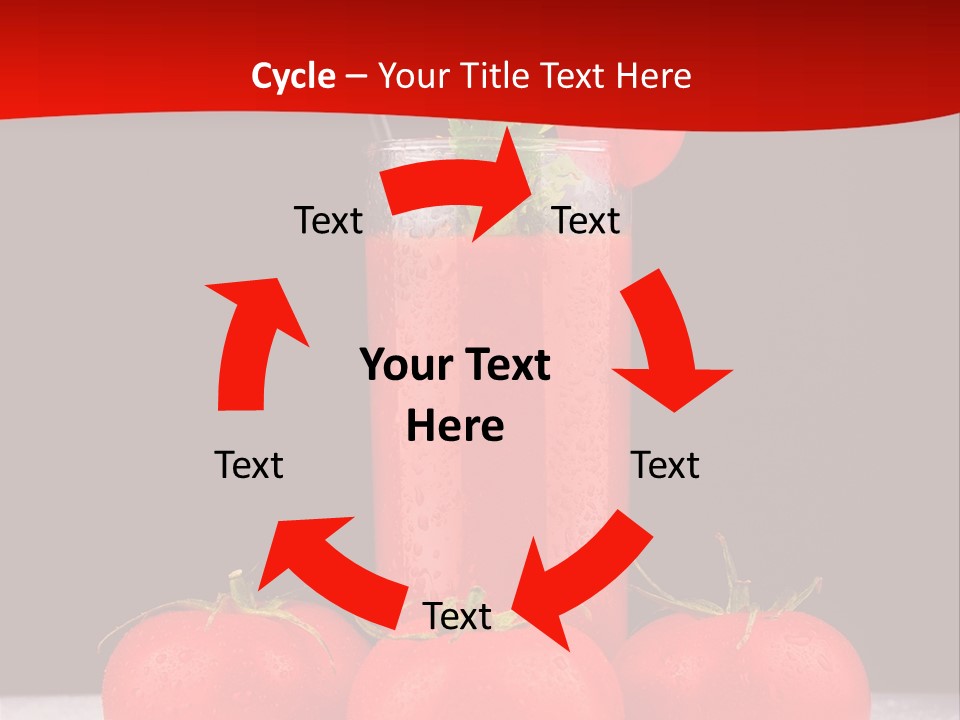 Classic Drink Vegetarian PowerPoint Template