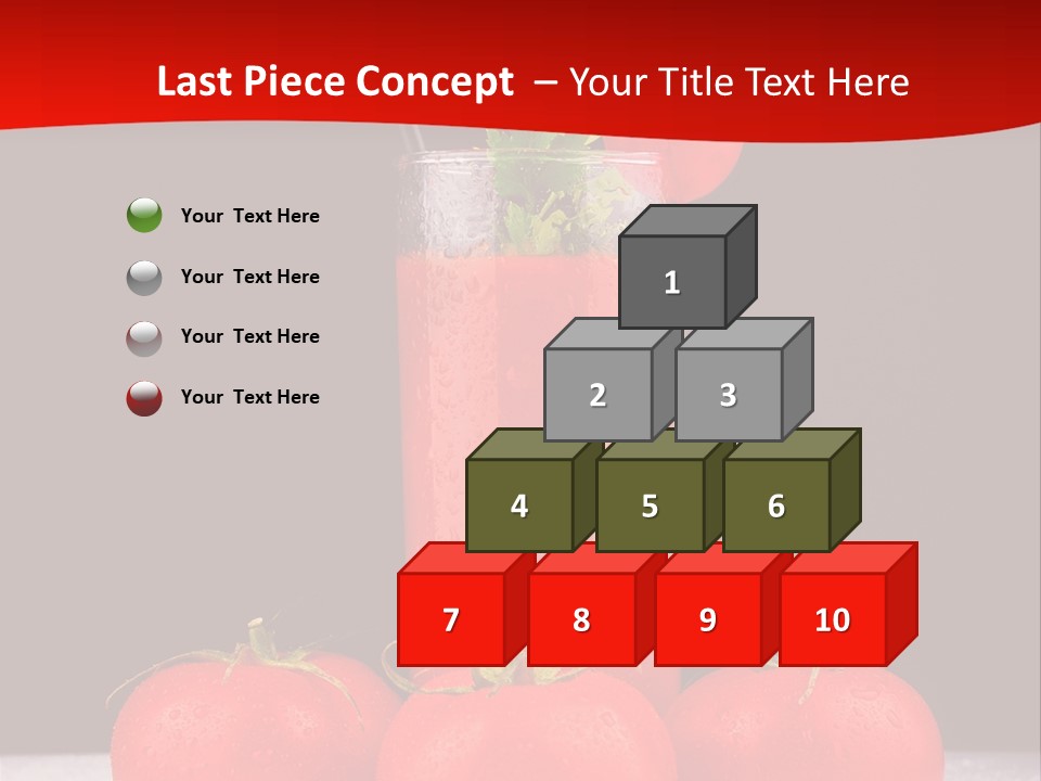 Classic Drink Vegetarian PowerPoint Template