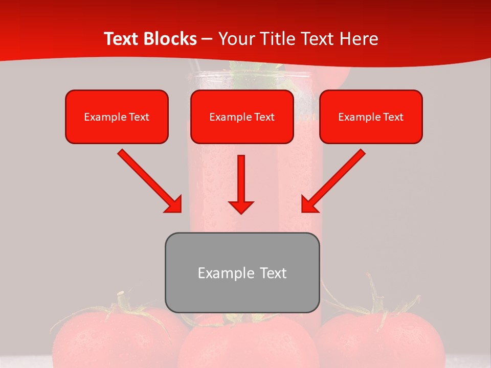 Classic Drink Vegetarian PowerPoint Template