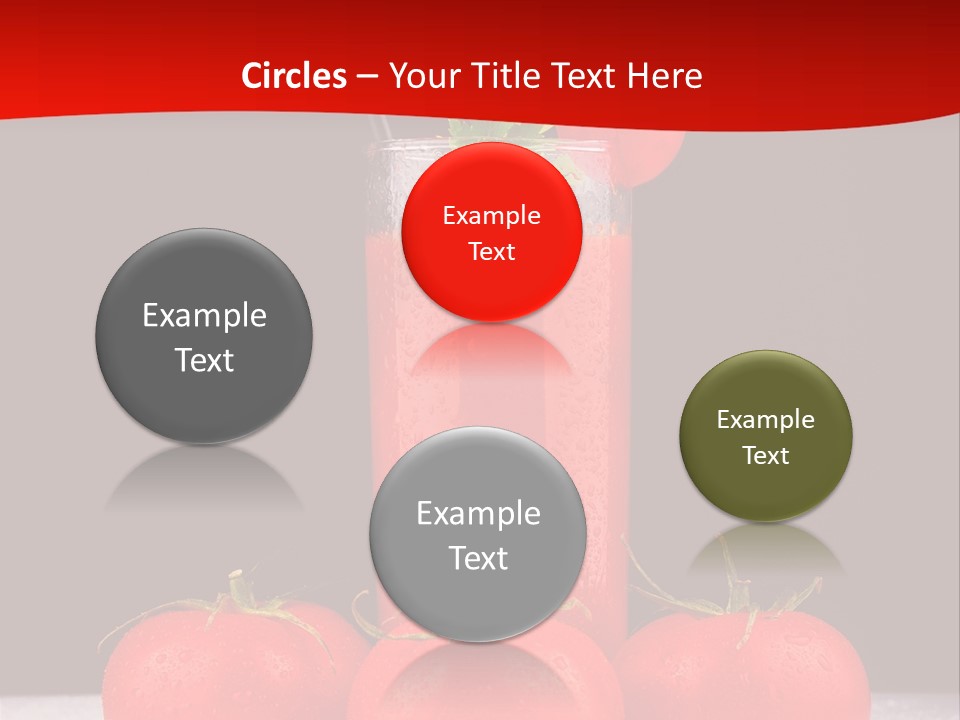 Classic Drink Vegetarian PowerPoint Template