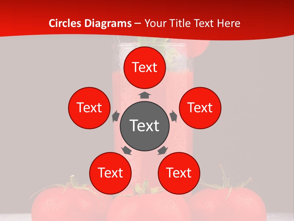 Classic Drink Vegetarian PowerPoint Template