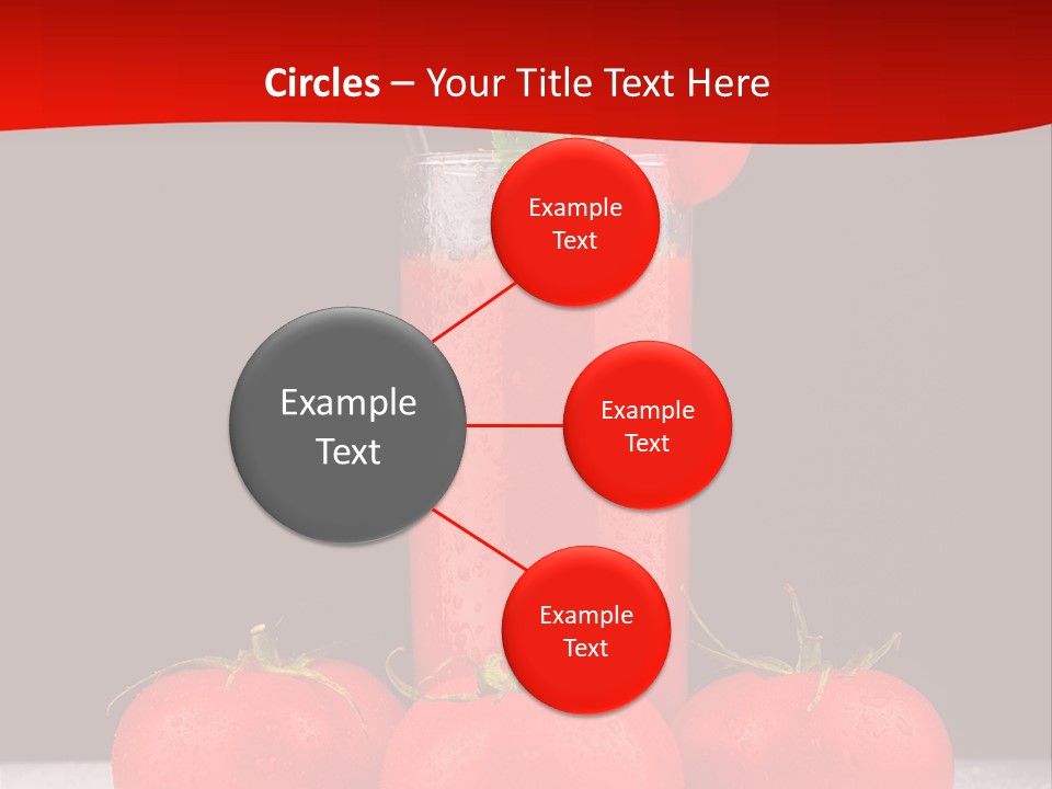 Classic Drink Vegetarian PowerPoint Template