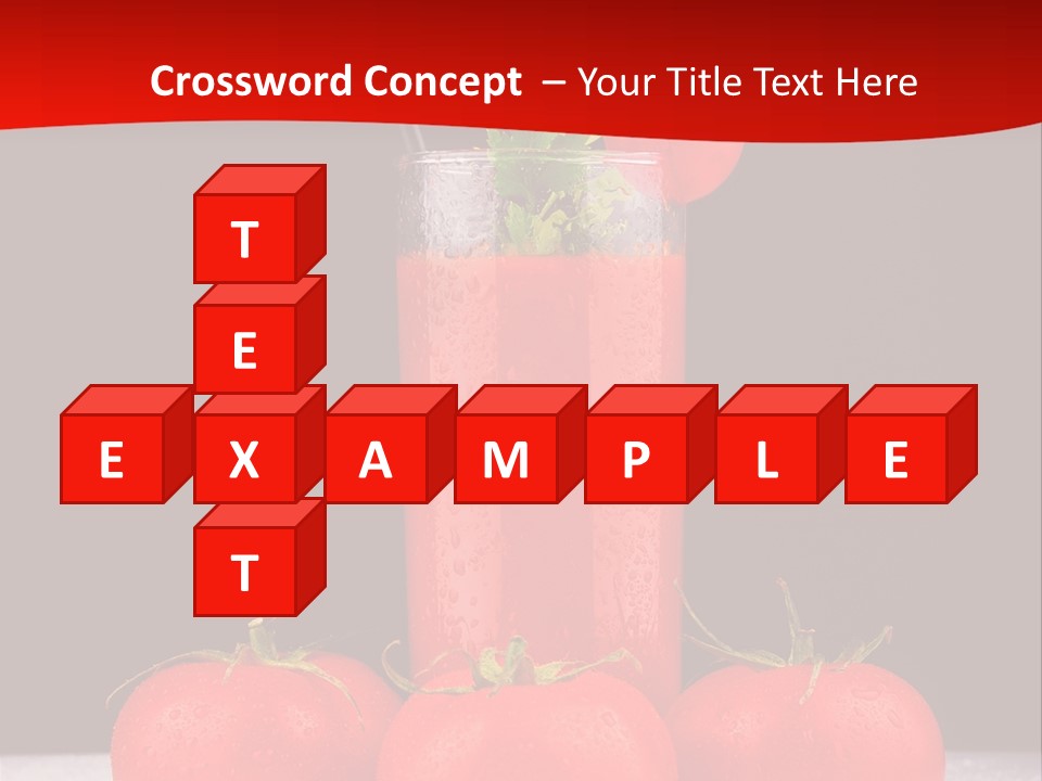 Classic Drink Vegetarian PowerPoint Template