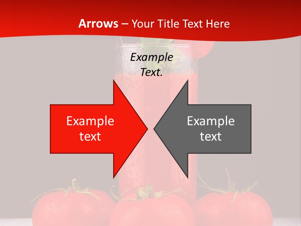Classic Drink Vegetarian PowerPoint Template