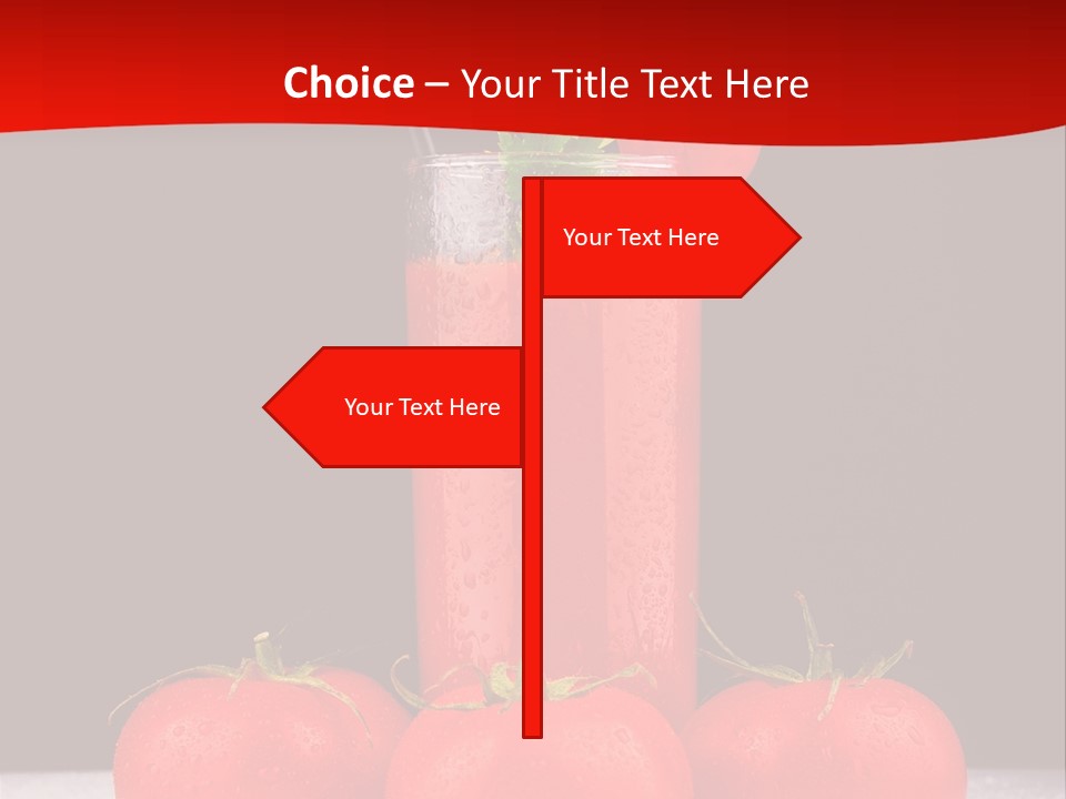 Classic Drink Vegetarian PowerPoint Template