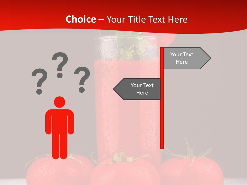 Classic Drink Vegetarian PowerPoint Template