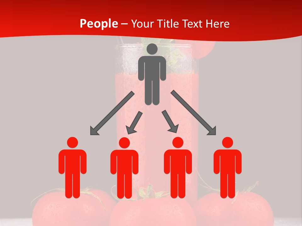 Classic Drink Vegetarian PowerPoint Template