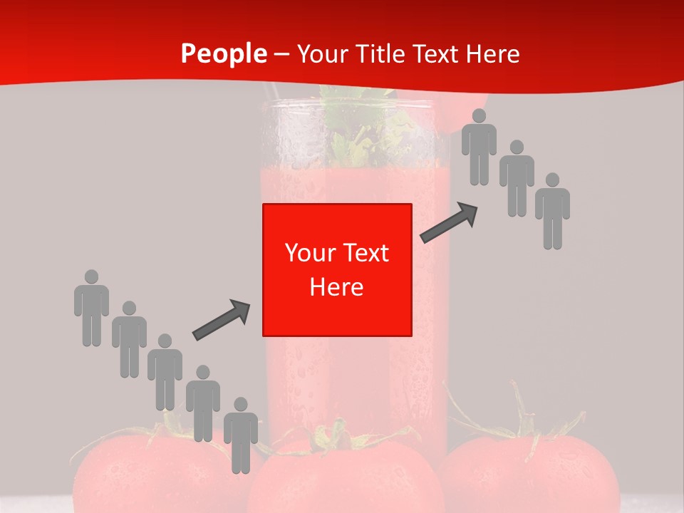 Classic Drink Vegetarian PowerPoint Template