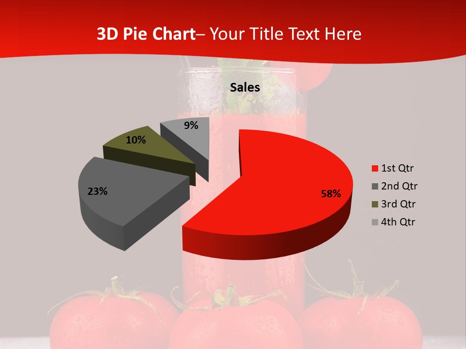 Classic Drink Vegetarian PowerPoint Template