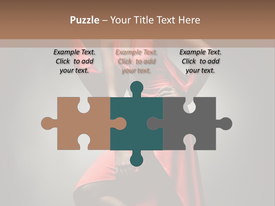 Person Lingerie Fantasy PowerPoint Template