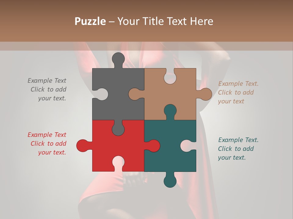 Person Lingerie Fantasy PowerPoint Template