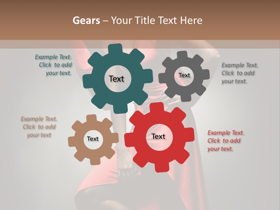 Person Lingerie Fantasy PowerPoint Template