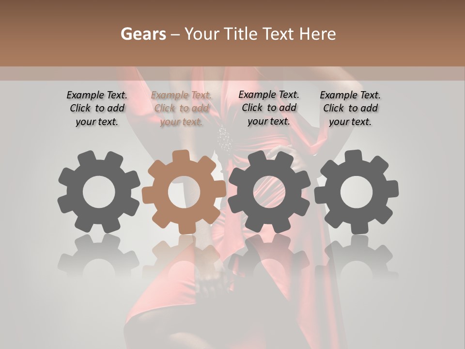 Person Lingerie Fantasy PowerPoint Template