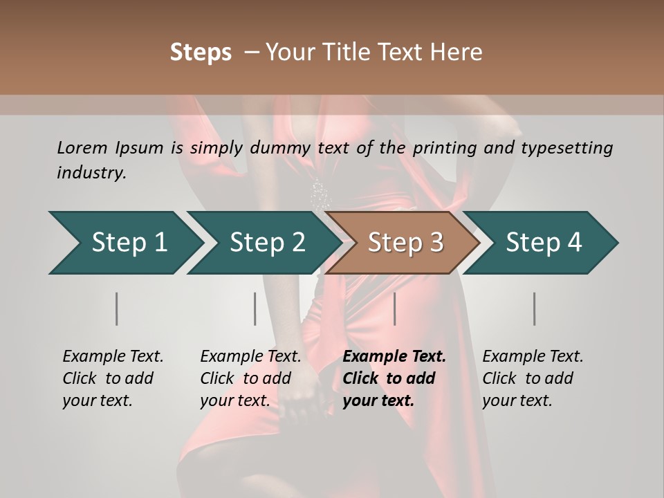 Person Lingerie Fantasy PowerPoint Template