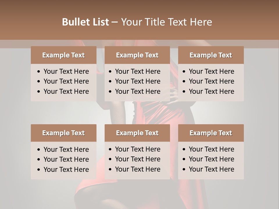 Person Lingerie Fantasy PowerPoint Template