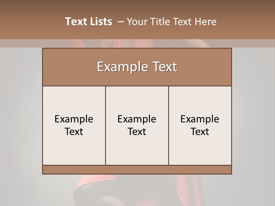 Person Lingerie Fantasy PowerPoint Template