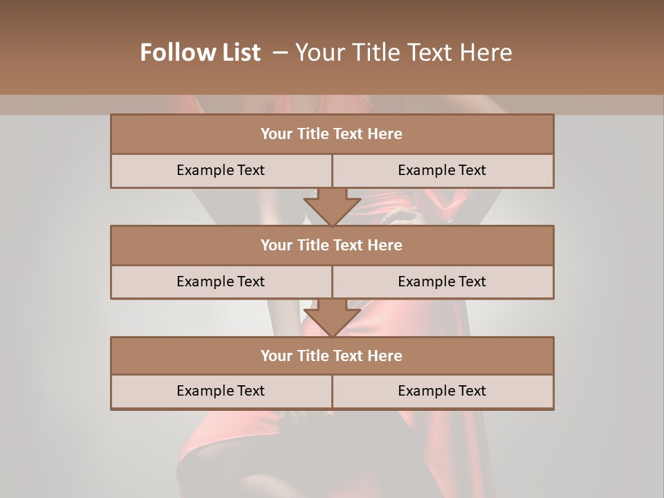 Person Lingerie Fantasy PowerPoint Template