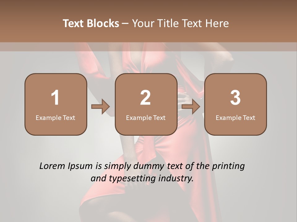 Person Lingerie Fantasy PowerPoint Template