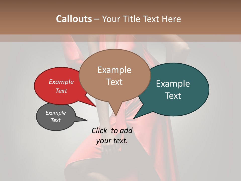 Person Lingerie Fantasy PowerPoint Template
