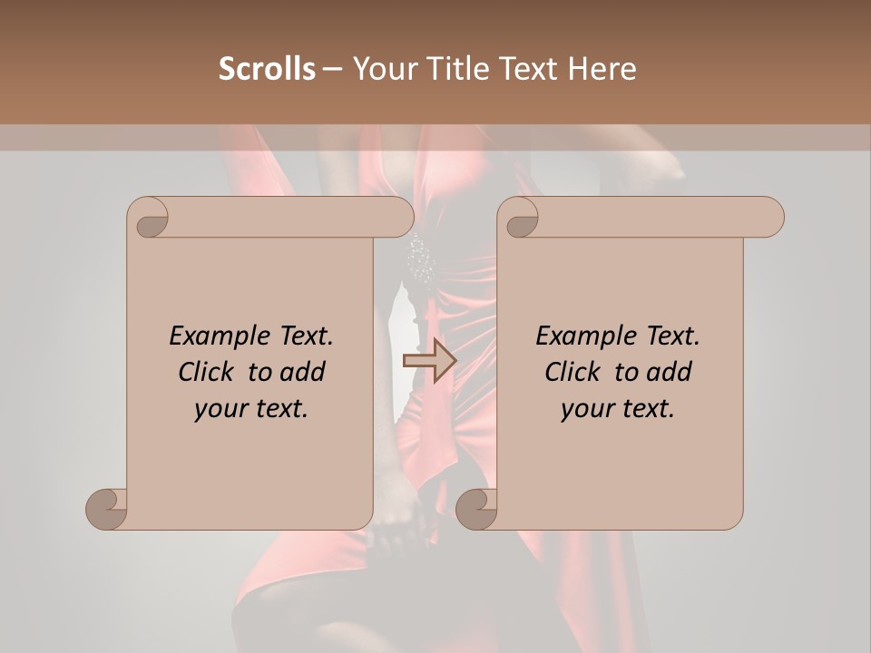 Person Lingerie Fantasy PowerPoint Template