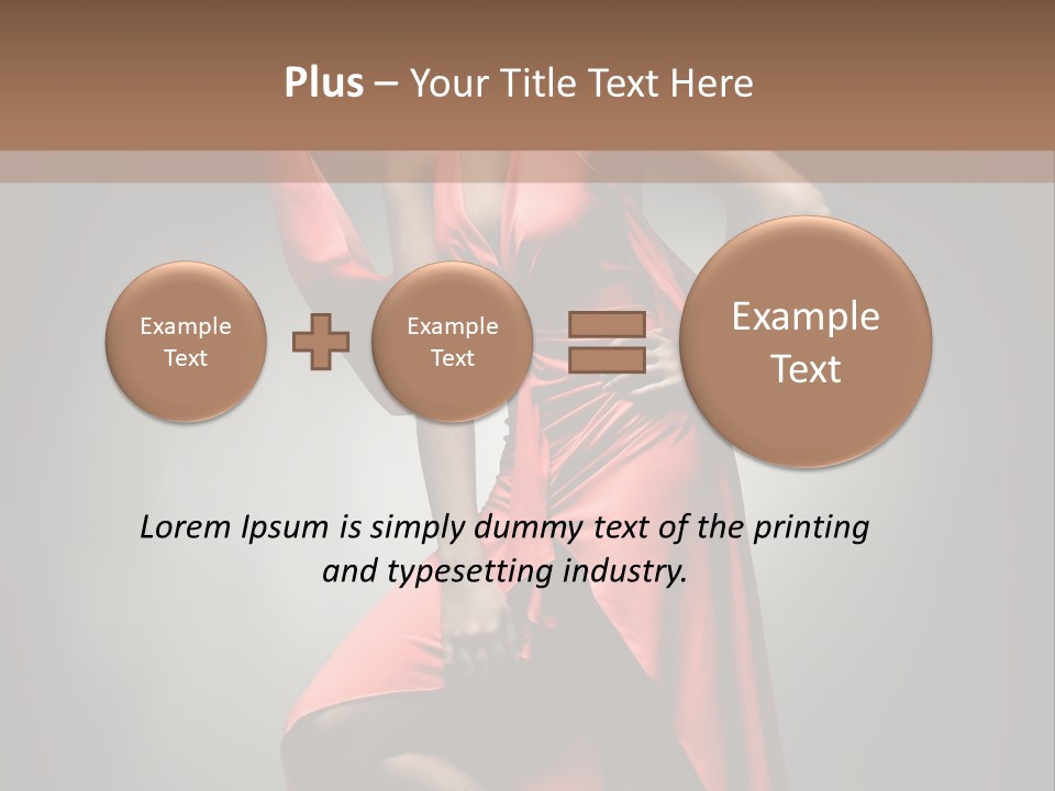Person Lingerie Fantasy PowerPoint Template