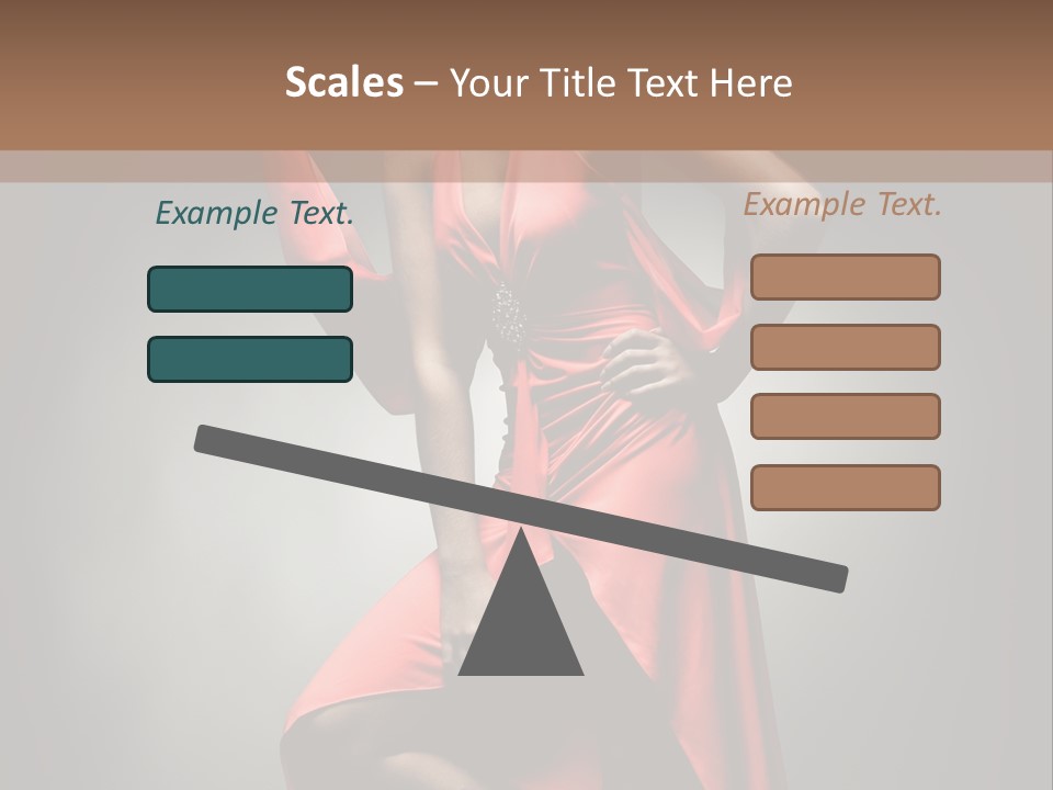 Person Lingerie Fantasy PowerPoint Template