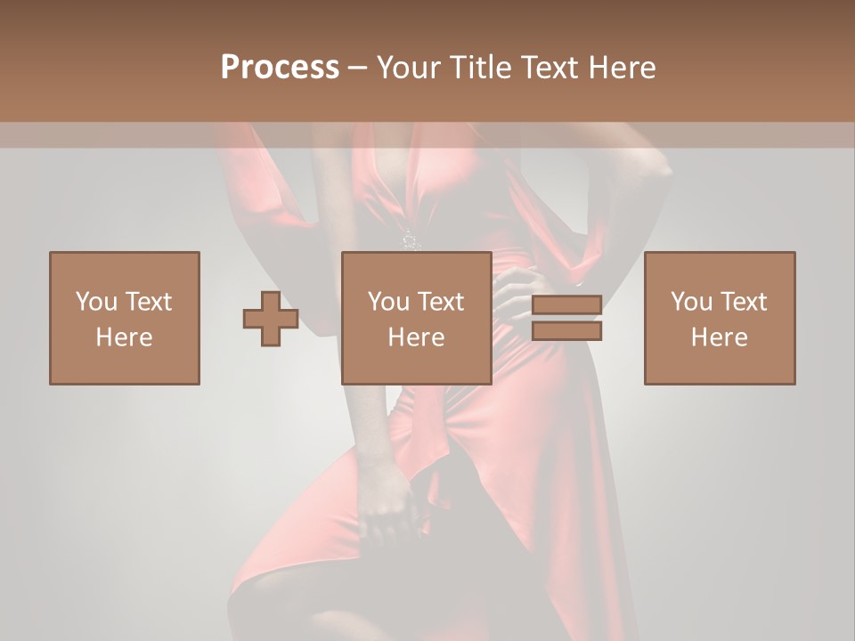 Person Lingerie Fantasy PowerPoint Template