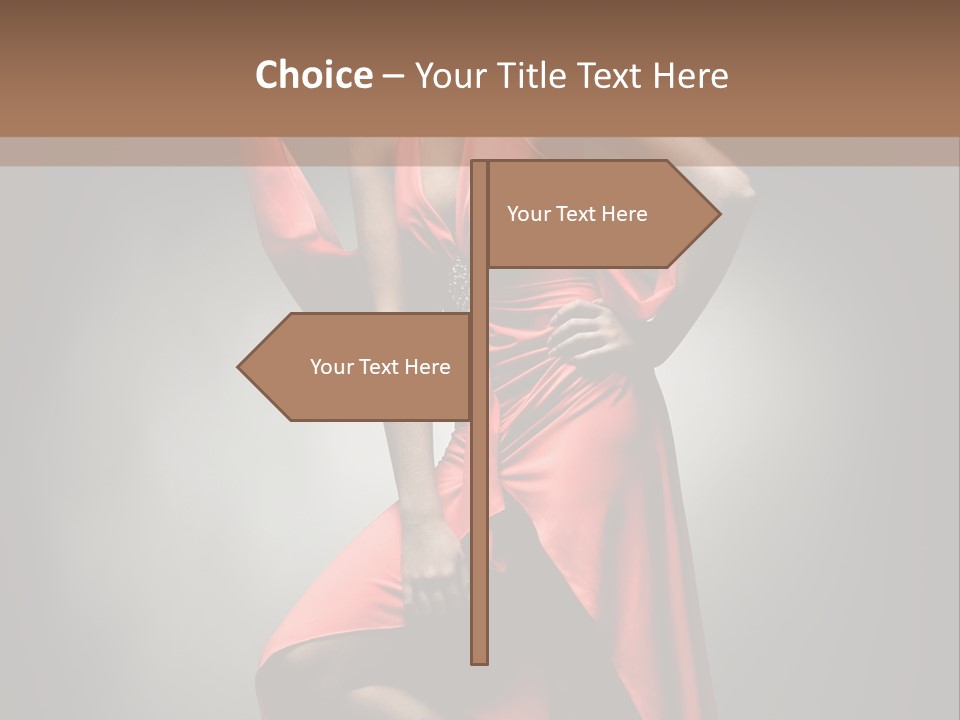 Person Lingerie Fantasy PowerPoint Template