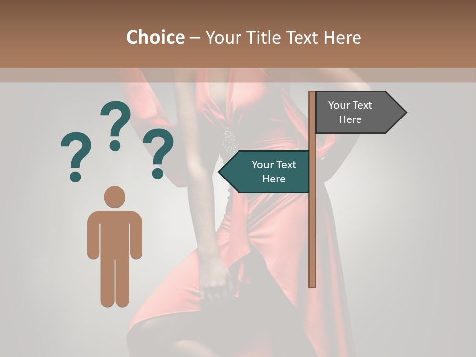 Person Lingerie Fantasy PowerPoint Template