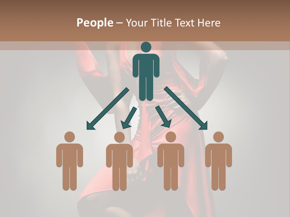 Person Lingerie Fantasy PowerPoint Template