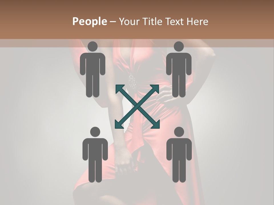 Person Lingerie Fantasy PowerPoint Template